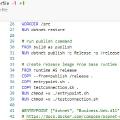 Reference Environment Variables in Docker Startup Script