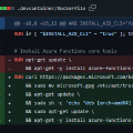 Adding Azure Functions Support to a Devcontainer