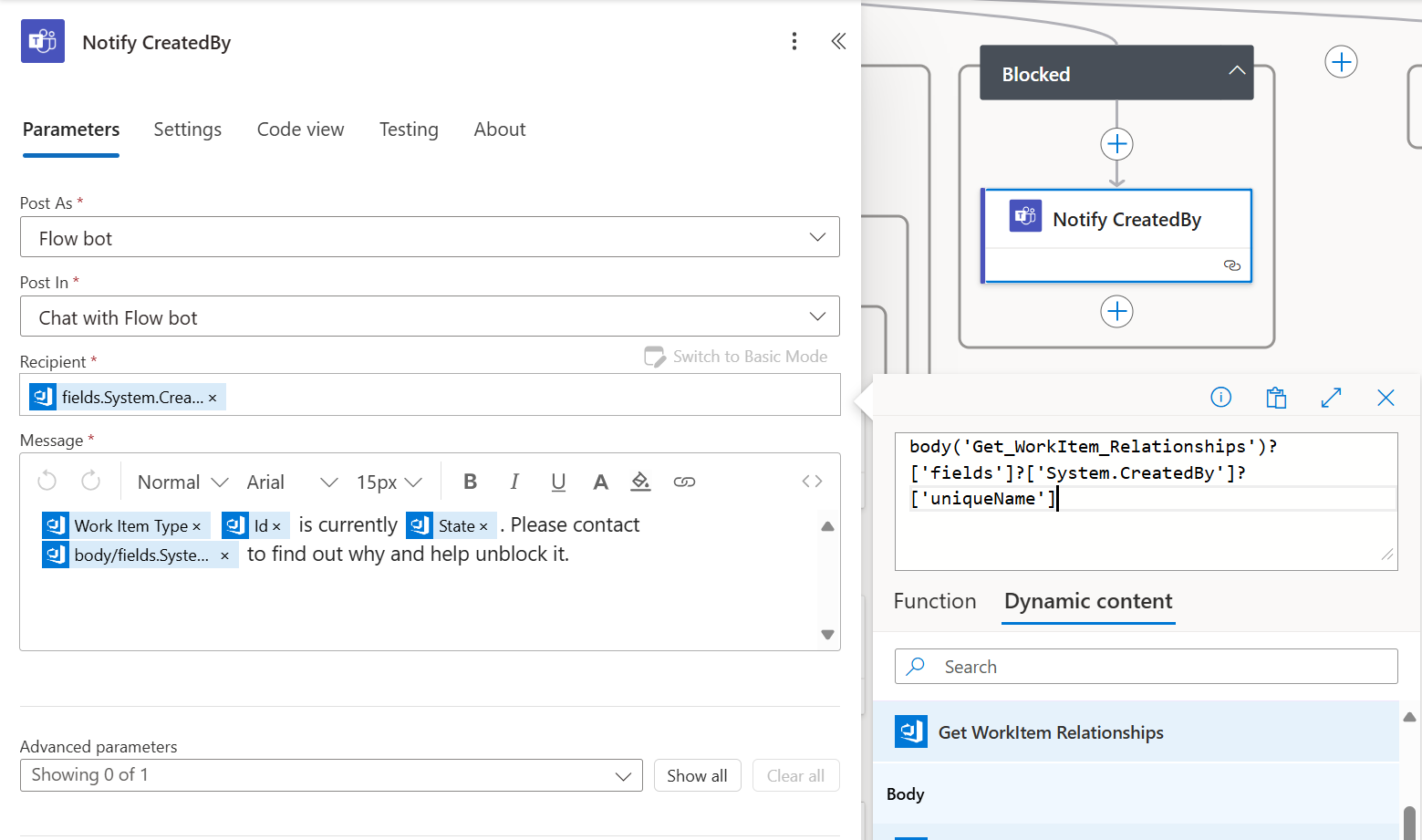 Action: Post a message in a chat or channel.